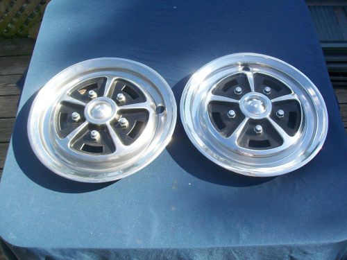 Vintage triumph hubcaps