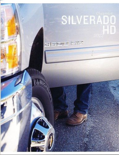 2012 chevy silverado hd dealer sales brochure! wt lt ltz 2wd 4wd mint neveropend