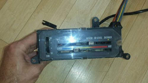1973 heat and air conditioning controls