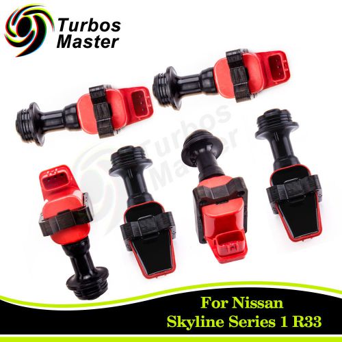 Ignition coil pack for nissan skyline s1 series 1 r33 rb20 rb20det rb25det-6pcs