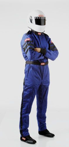 Racequip new return sfi-5 - 3xl xxxl blue - 1pc multi layer racing suit firesuit