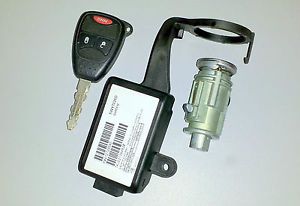 Town &amp; country factory oe ignition lock cylinder, theft module &amp; combo key fob