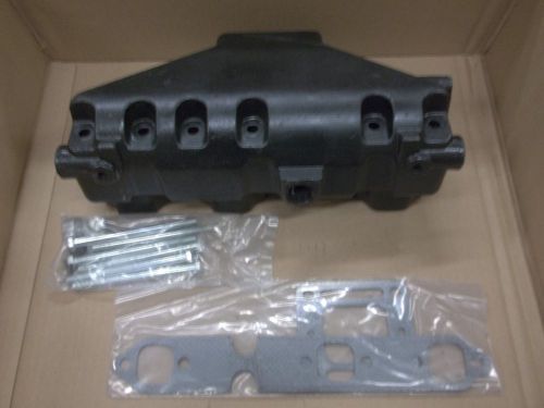 Mercury mercruiser 4.3  boat marine exhaust manifold center rise aluminum v6 tks