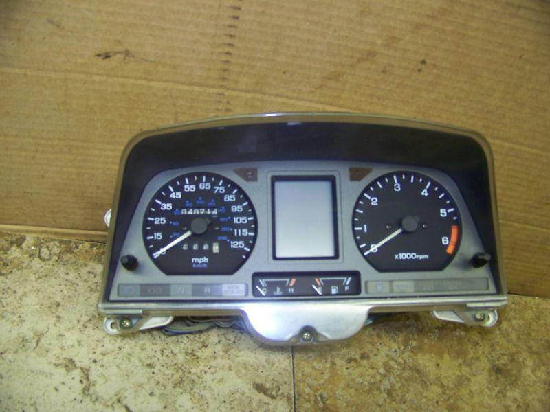 89 honda gl1500 gl 1500 goldwing instrument cluster, gauges, speedometer