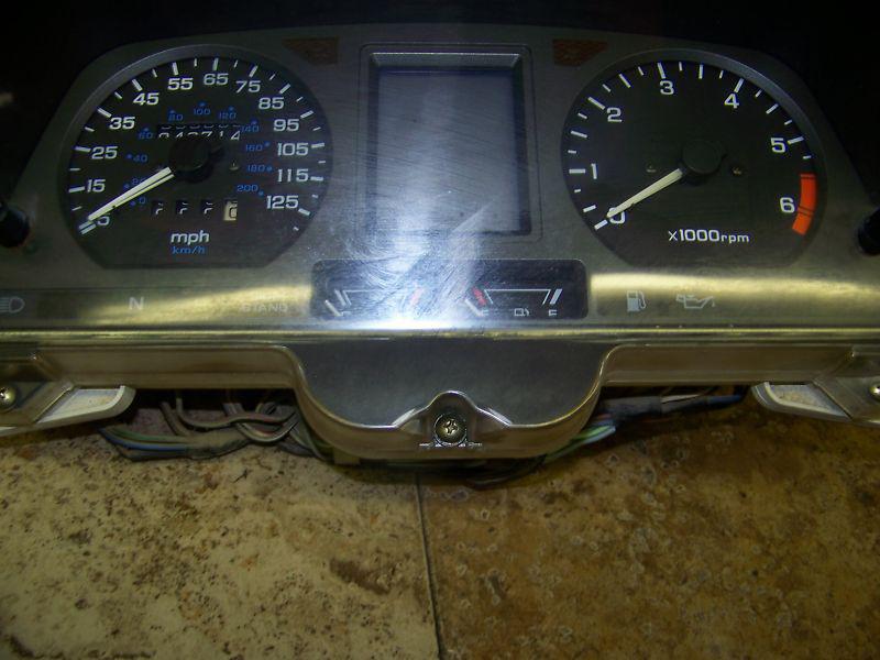 Purchase 89 HONDA GL1500 GL 1500 GOLDWING INSTRUMENT CLUSTER, GAUGES