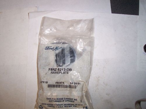 Mercury chrome oem grille emblem new f8rz-8213 db