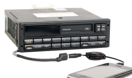1992 ford taurus mercury sable am fm radio cs w auxiliary input f2df-19b132-aa