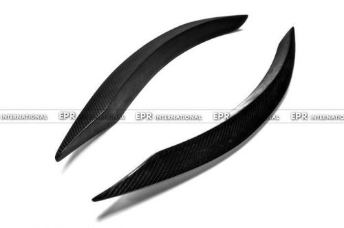New 2pc front bumper canard protect for benz w117 cla 2014 pe-style carbon fiber