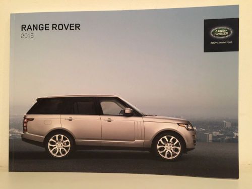 2015 land rover range rover hse 89 page brochure brand new beautiful pictures!
