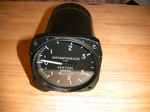 Beechcraft united instruments instantaneous vertical speed indicator p/n 6707