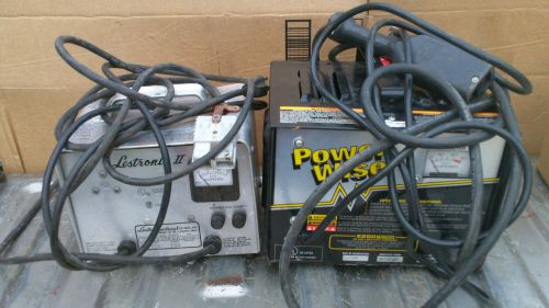 Lot of 2 e-z-go powerwise 36 volt charger + lestronic ii 24v 13115