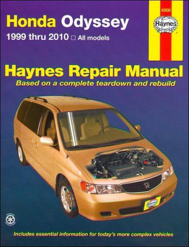 Honda odyssey repair manual 1999-2010