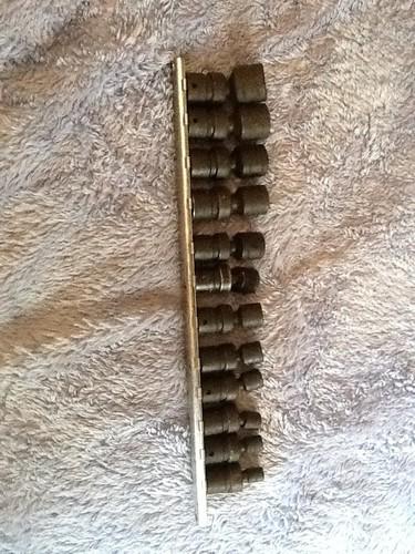 Snap on impact swivel sockets, 1/4" drive, 6 point, 12 pc, 