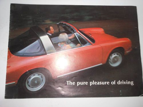 Porsche sales brochure 911 dated 8/67