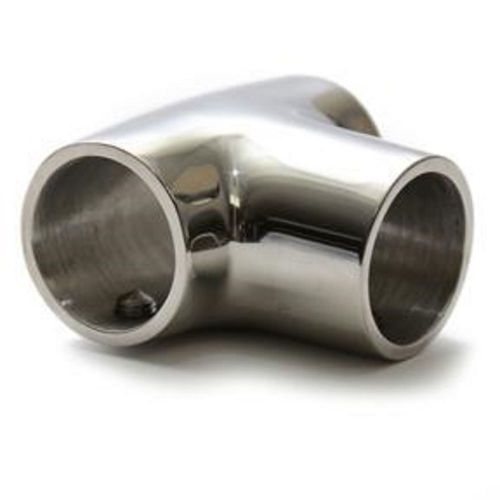 Stainless steel boat hand rail fitting 90 degree tee  for 1&#034; tubing