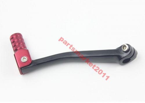 Black/red 11mm aluminium gear shift shifter lever ssr sdg dhz pit dirt bike atv