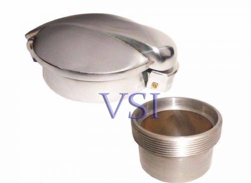 Monza alloy petrol tank fuel flip cap with filler neck cafe racer ajs bsa 2-1/2"