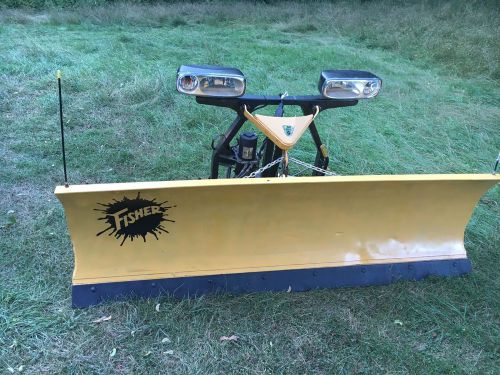 Fisher minute mount  2 8 ft hd snow plow