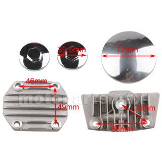 Cylinder head cover set 50cc to 110cc atv quad yamoto panther peace baja redcat