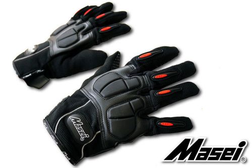 Masei helmet glove 105 black motorcycle motocross bike ironman ruby gloves e1855