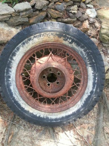 Antique wire wheel