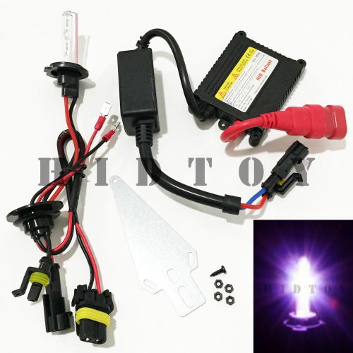 H7 25000k violet purple light xenon headlight hid ac slim kit (1pc) #ht1 bike