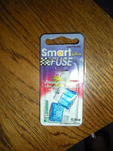 Littelfuse 10-1002 smart glow blade style ato15 amp fuse - 2 fuses 12v #59