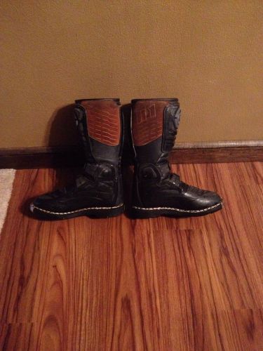 Moose racing atv riding boots size youth 5