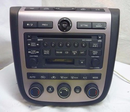 03-05 nissan murano bose radio 6 cd changer cassette player 28188-ca010 ha885