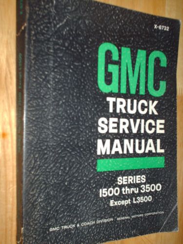1967 gmc shop manual / shop book / good original!!!