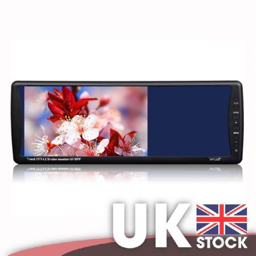 7" analog screen rear view mirror monitor