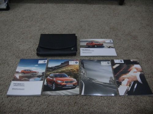 2013 bmw x1 with navigation owners manual set with free shipping