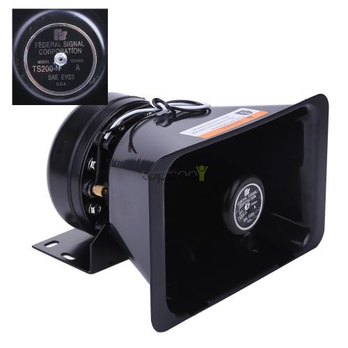 Car truck dc 12v 200 watt electric exterior power loud speaker alarm siren/pa