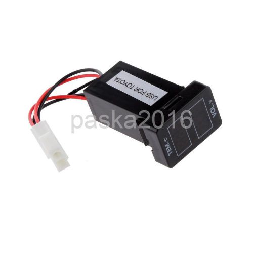 Led voltage meter monitor thermometer for toyota prado 150 landcruiser 200