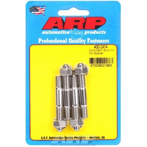Arp 400-2414 carburetor stud kit, dominator, no spacer