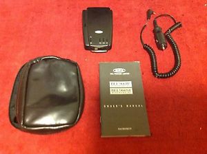 Vintage bel beltronics wideband 966st radar &amp; lazer detector manual case charger