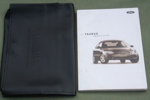 2006 ford taurus car owners manual book guide