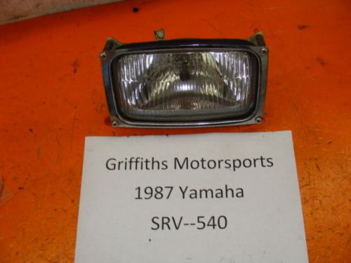 87 86 85 84 yamaha srv 540 stanley oem glass headlight head light bezel bulb