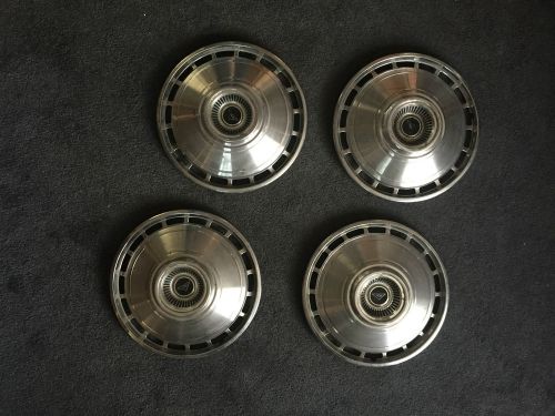 *1964 chevrolet corvair hub cap rim wheel cover gm hubcap 13&#034; oem used set of 4*