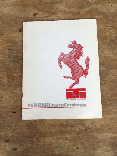 Ferrari catalogue rare lyle tanner