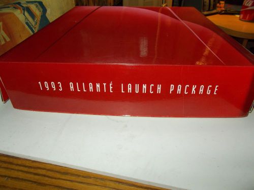 1993 cadillac allante dealer/auto show launch package kit