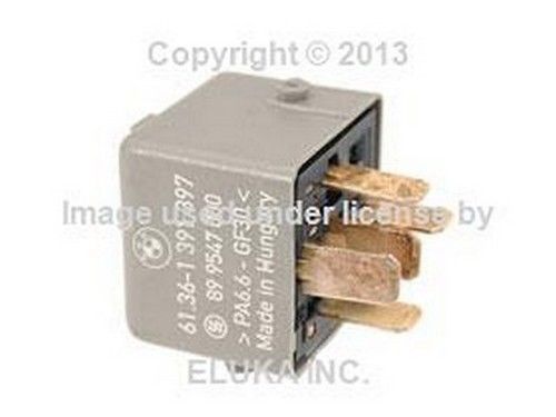 Bmw genuine auxiliary fan relay (diode relay) (5-prong) e31 e32 e34 e36