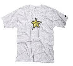 New one industries rockstar writing on the wall tshirt white medium