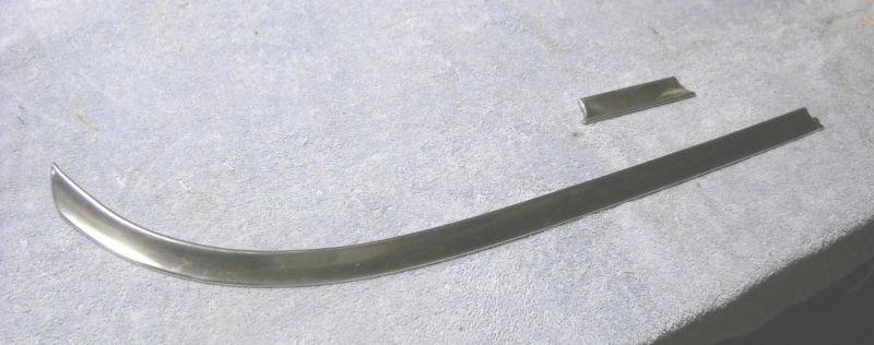 1958 chevrolet nomad and pontiac safari wagon left lower liftgate moldings