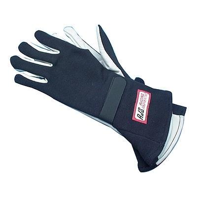 Rjs racing equipment  black x-large 20212-xl double-layer knitted nomex gloves -