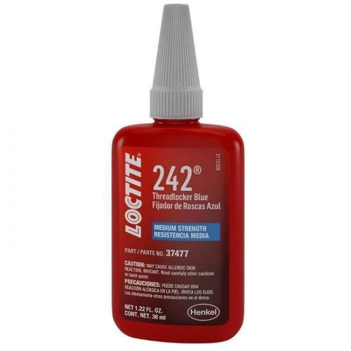 Loctite 492140 242 Threadlocker Blue Medium Strength 36ml Bottle, US $27.99, image 5