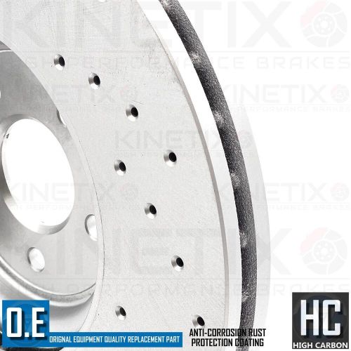 Purchase FOR JAGUAR XE 2.0T 200 R SPORT DRILLED FRONT BRAKE DISCS