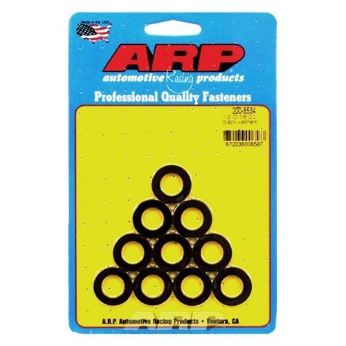 Arp 200-8534 - 1/2" x 0.875" sae steel black oxide plain washers (10 pieces)