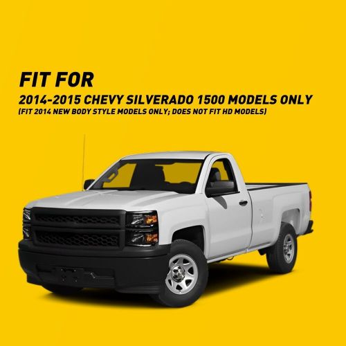 2x Headlights Assembly Black Replacement Lamp For 2014-15 Silverado Chevy 1500, US $139.99, image 4