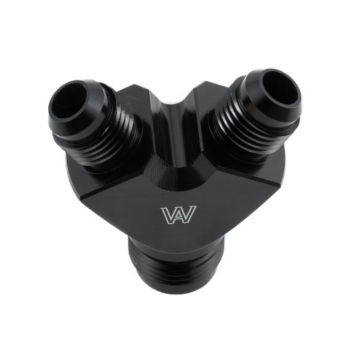 1x -8an to 6an to -6 an  "y" block fuel y fitting junction coupler aluminum